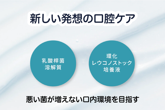 新しい発想の口腔ケア